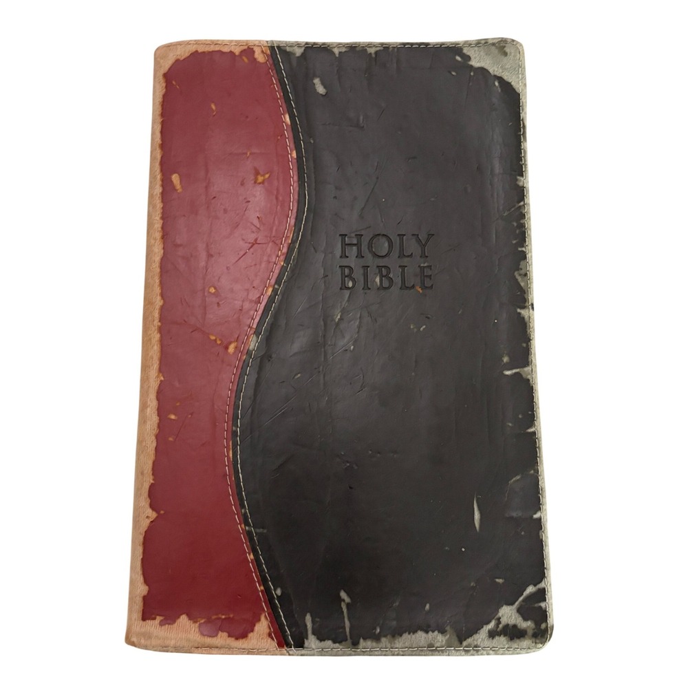 Zondervan KJV Reference Bible‎ 1994 King James Version Red Black Duo-Tone Cover